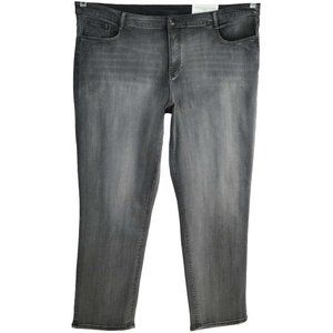 Christopher & Banks Jeans Size 22W or 24W Straight Shaped Fit Mid Rise Denim CJ